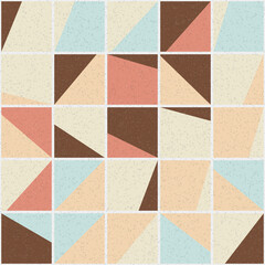 Fototapeta premium Abstract Geometric Pattern generative computational art illustration