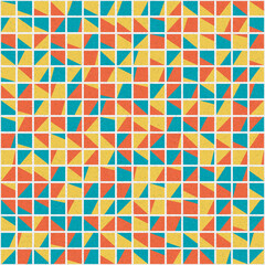 Abstract Geometric Pattern generative computational art illustration