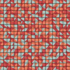 Fototapeta premium Abstract Geometric Pattern generative computational art illustration