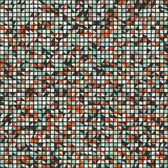 Fototapeta premium Abstract Geometric Pattern generative computational art illustration