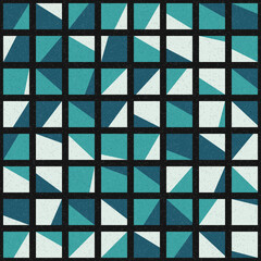 Abstract Geometric Pattern generative computational art illustration