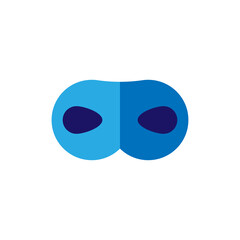 Prom mask icon. Theater mask symbol. Even sign. Logo design element