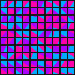 Abstract Geometric Pattern generative computational art illustration