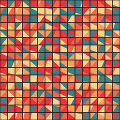 Abstract Geometric Pattern generative computational art illustration