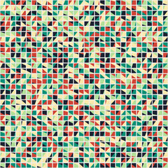 Fototapeta premium Abstract Geometric Pattern generative computational art illustration