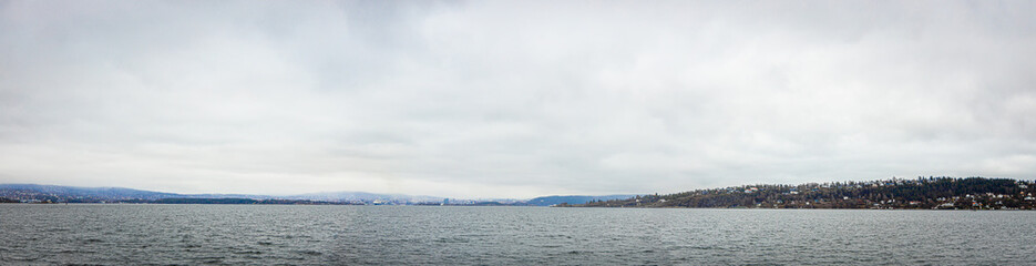 View of Oslo fjord in Norway