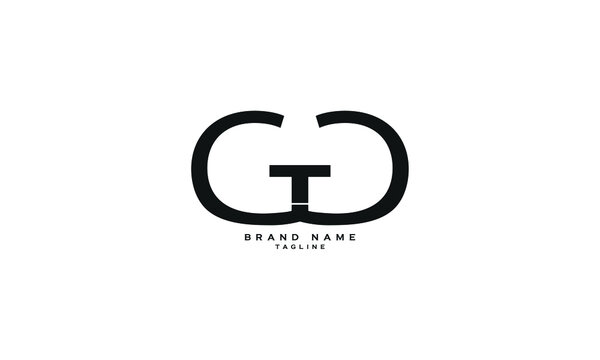 GTG, GTC, Abstract initial monogram letter alphabet logo design