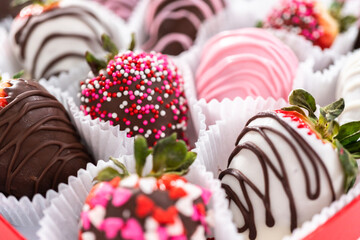 Chocolate dipped strawberries