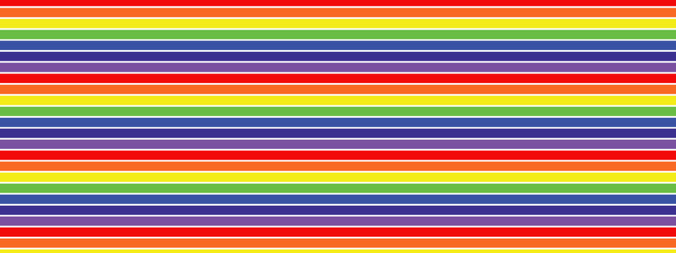 Seamless Rainbow web banner background