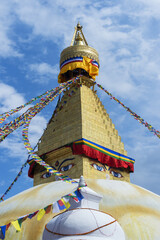 Boudhanath Stupa, Largest Asian Stupa, Unesco World Heritage Site, Kathmandu, Nepal, Asia
