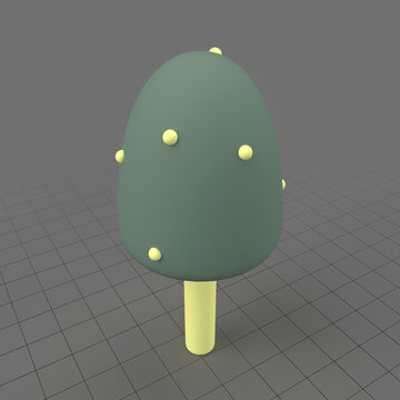 Stylized mushroom 3