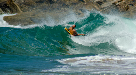 Bodyboard - Praia do Santiago - SP - Brasil 