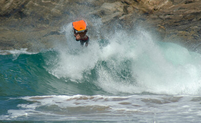 Bodyboard - Praia do Santiago - SP - Brasil 