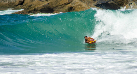 Bodyboard - Praia do Santiago - SP - Brasil 