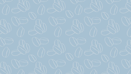 coffee bean illustration wallpaper backdrop background design