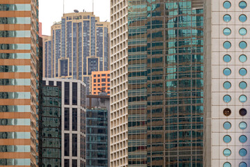 Skyscrapers Buildings Hong Kong