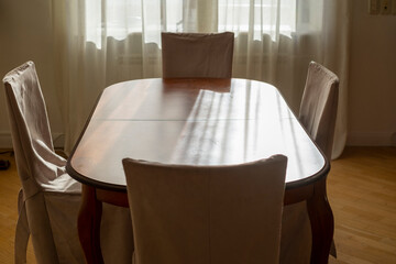 massive dining table