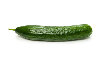 Cucumber isolated on white background.