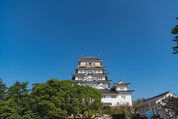 広島県福山市 福山城の風景