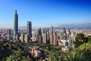 Obraz premium Taipei skyline, Taiwan