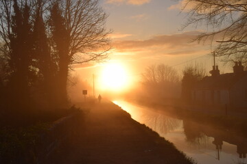 Sunrise at Sallins Canal
