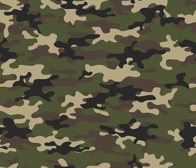 Fototapeta premium Abstract camouflage, digital vector template for textiles.