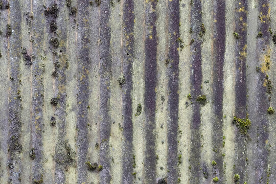A fiberglass corrugated sheet for using as background, wallpaper