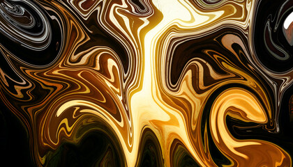 Abstract art - Liquid colour mix