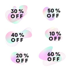 Sale banner badge. Special offer discount tags. Coupon shape templates design. Cyber monday sale discounts. Black friday shopping icons. Best ultimate offer badge. Super discount icons. Vector banners