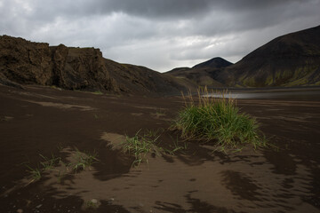 sunset in the mountains