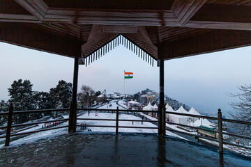 Latest views of Snowfall in Shimla