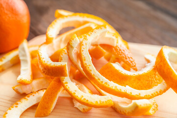 オレンジピール作り