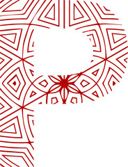 Obraz premium letter logo pattern