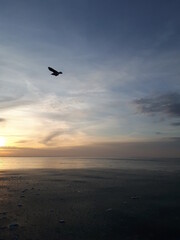 Fototapeta na wymiar Magical sunsets on the Baltic Sea