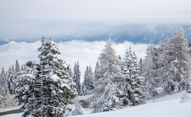 Winter Austrian Alps, Dobrach Mountain