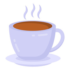
A teacup icon design, hot beverage concept 

