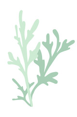 Iceland Moss logo icon grey and blue on white background