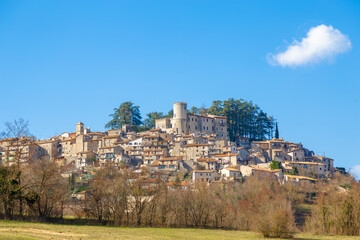 Fototapeta na wymiar Orvinio, panorama.
