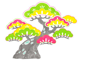 松　イラスト