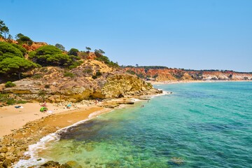 Algarve coast and beaches of Portugal