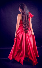 Fototapeta premium MELANY NAVARRO VESTIDOS 02 