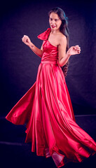 Naklejka premium MELANY NAVARRO VESTIDOS 02 