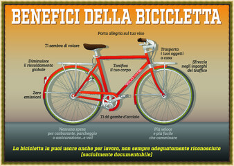 I benefici della bicicletta