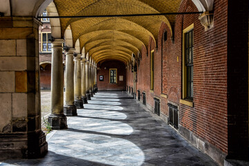 Corridor, dutch parliament Binnenhof thehague the netherlands, Holland, Europe