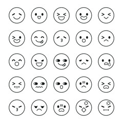 顔　丸　アイコン　02