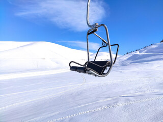 chair lift at the ski resort
