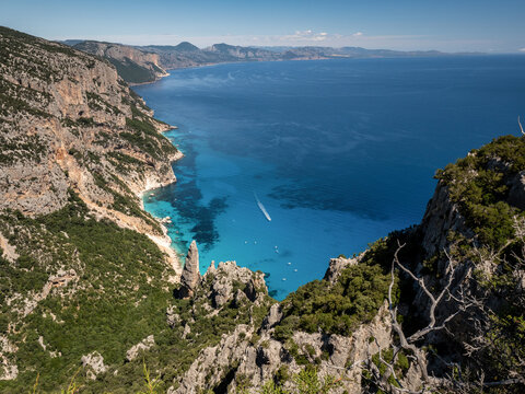 Cala Goloritz&egrave; da Punta Salinas, Baunei, Ogliastra, Sardegna