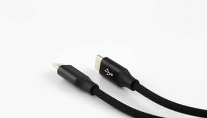 USB type C to lightning cable, universal computer cable connector, USB C conector , Ligntning connector
