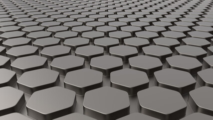 Fototapeta premium metal hexagon background wallpaper