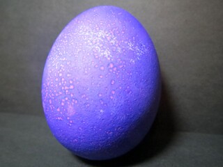 Purple and Blue Easter Egg